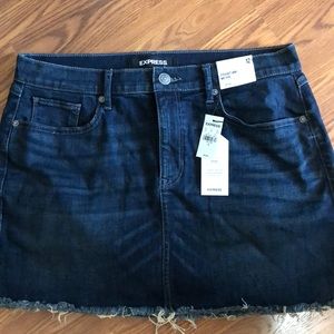 NWT Express Mid Rise Denim Mini